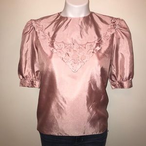 Nilani Vintage Puff Sleeve Top